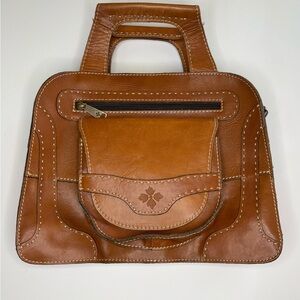Patricia Nash Tan Italian Leather Handbag